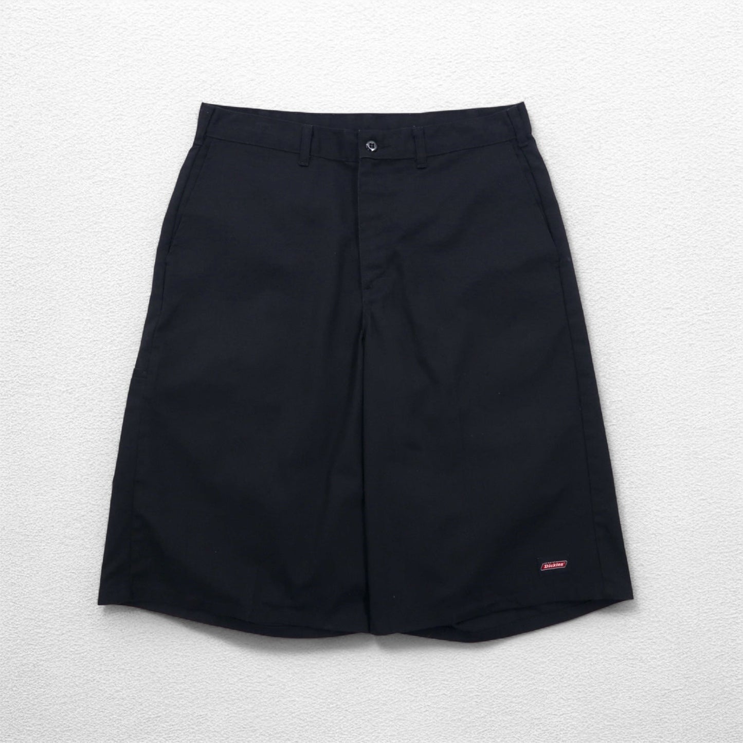 Dickies Work Shorts, Size L, Black, Polyester and Cotton