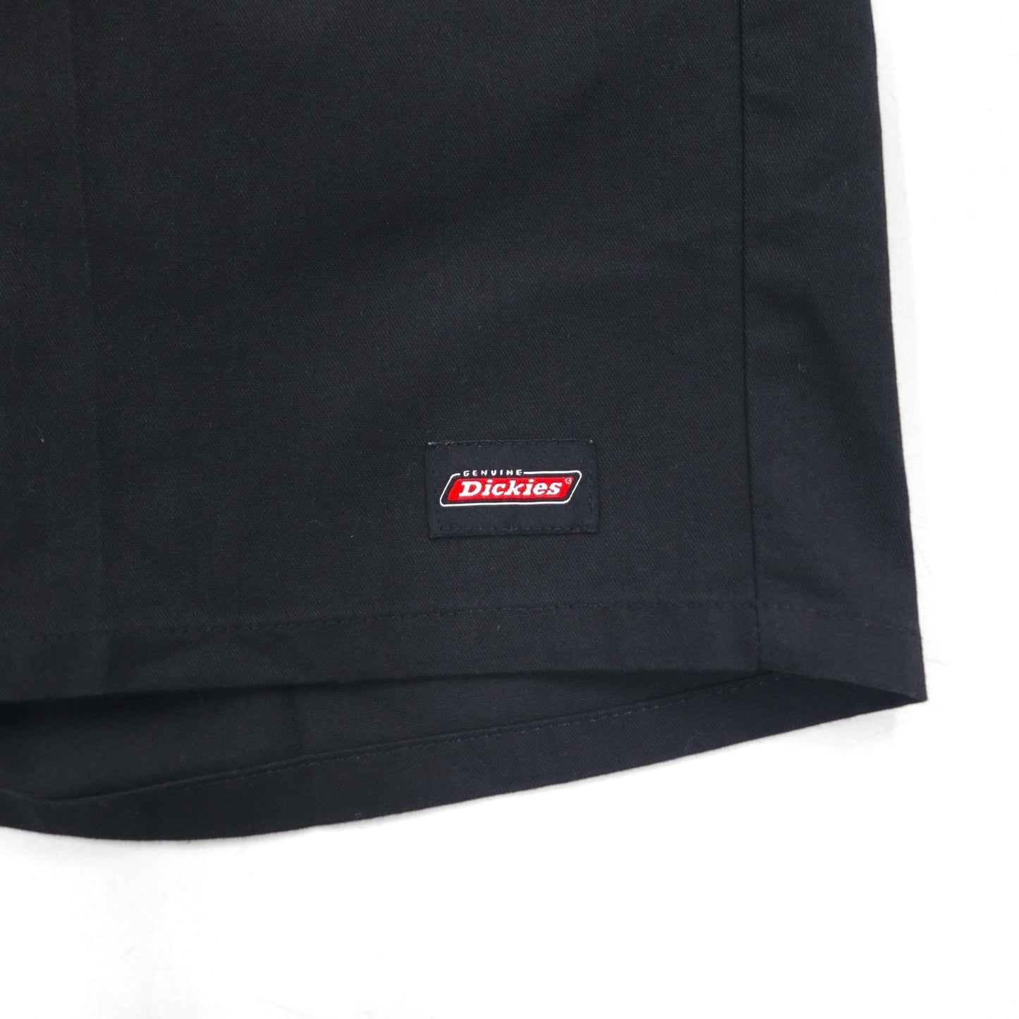 Dickies Work Shorts, Size L, Black, Polyester and Cotton