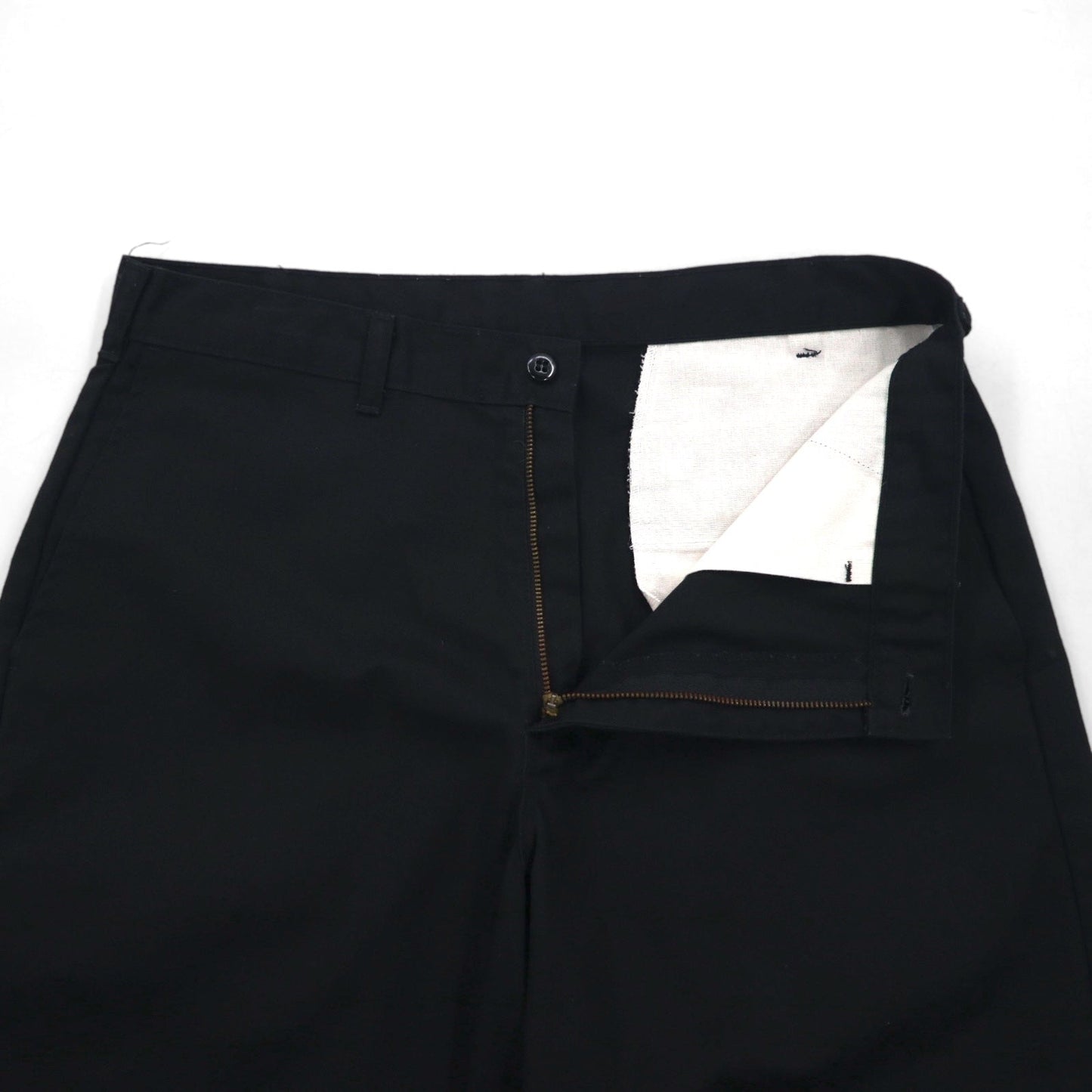 Dickies Work Shorts, Size L, Black, Polyester and Cotton