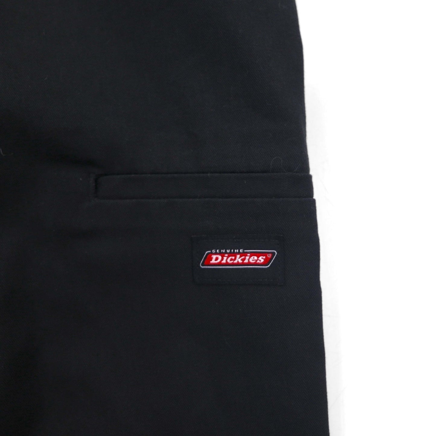 Dickies Work Shorts, Size L, Black, Polyester and Cotton