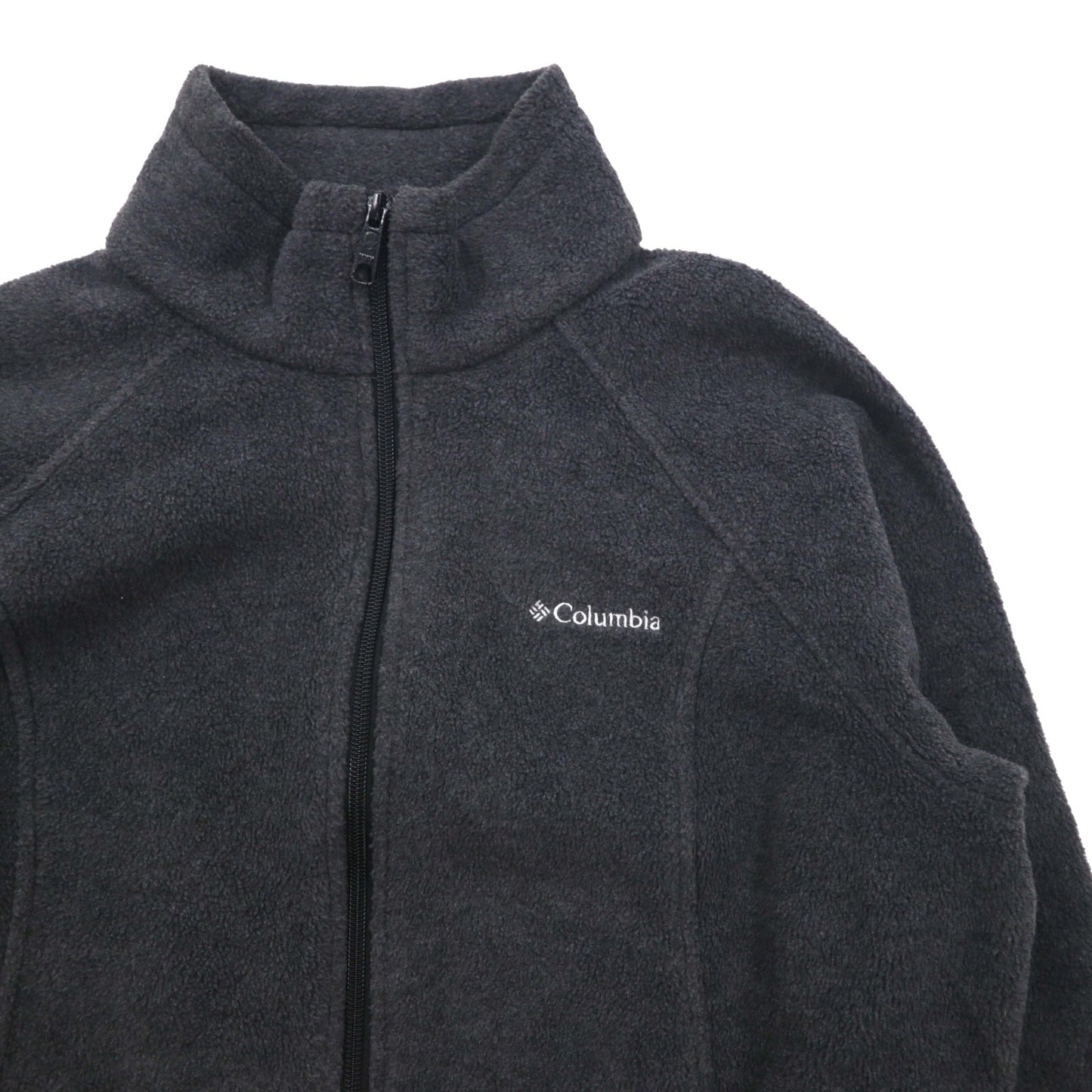 Columbia フルジップ フリースジャケット L グレー ドローコード BENETON SPRINGS WL6439