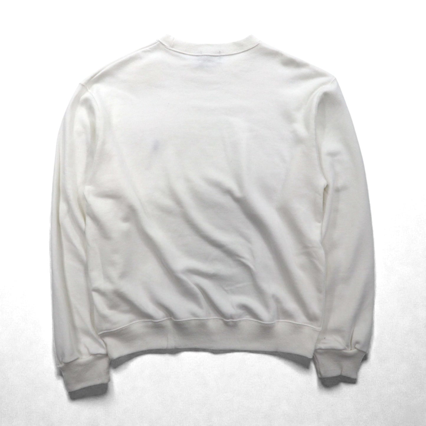 Polo Ralph Lauren 90年代 USA製 スウェット トレーナー L ホワイト スモールポニー刺繡 デッドストック 未使用品