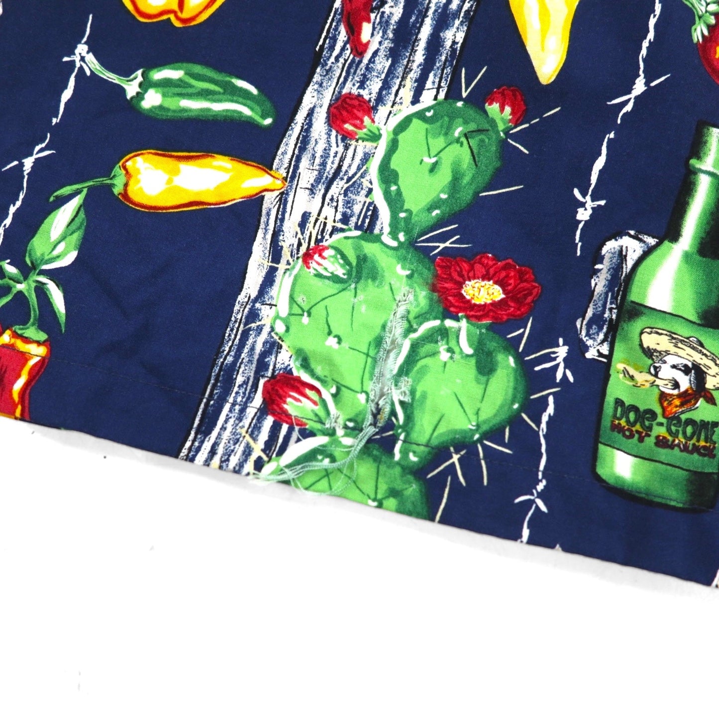 Big Dogs 90s Aloha Shirt, XL, Navy, Rayon, All-Over Print