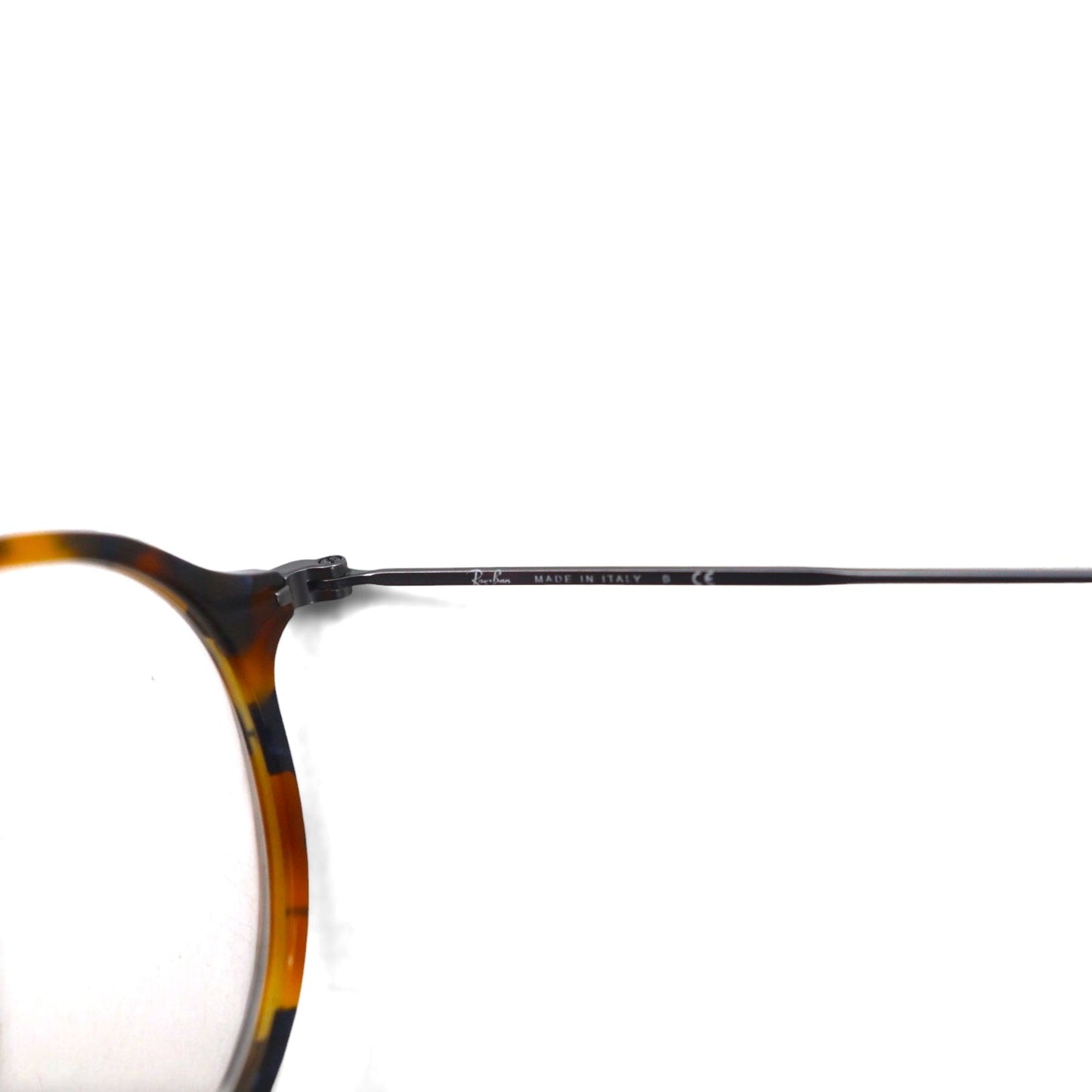 Ray-Ban 伊達メガネ サングラス ボストン ベッコウ ラウンド RB2447-V-F 5492 49-21 145 イタリア製