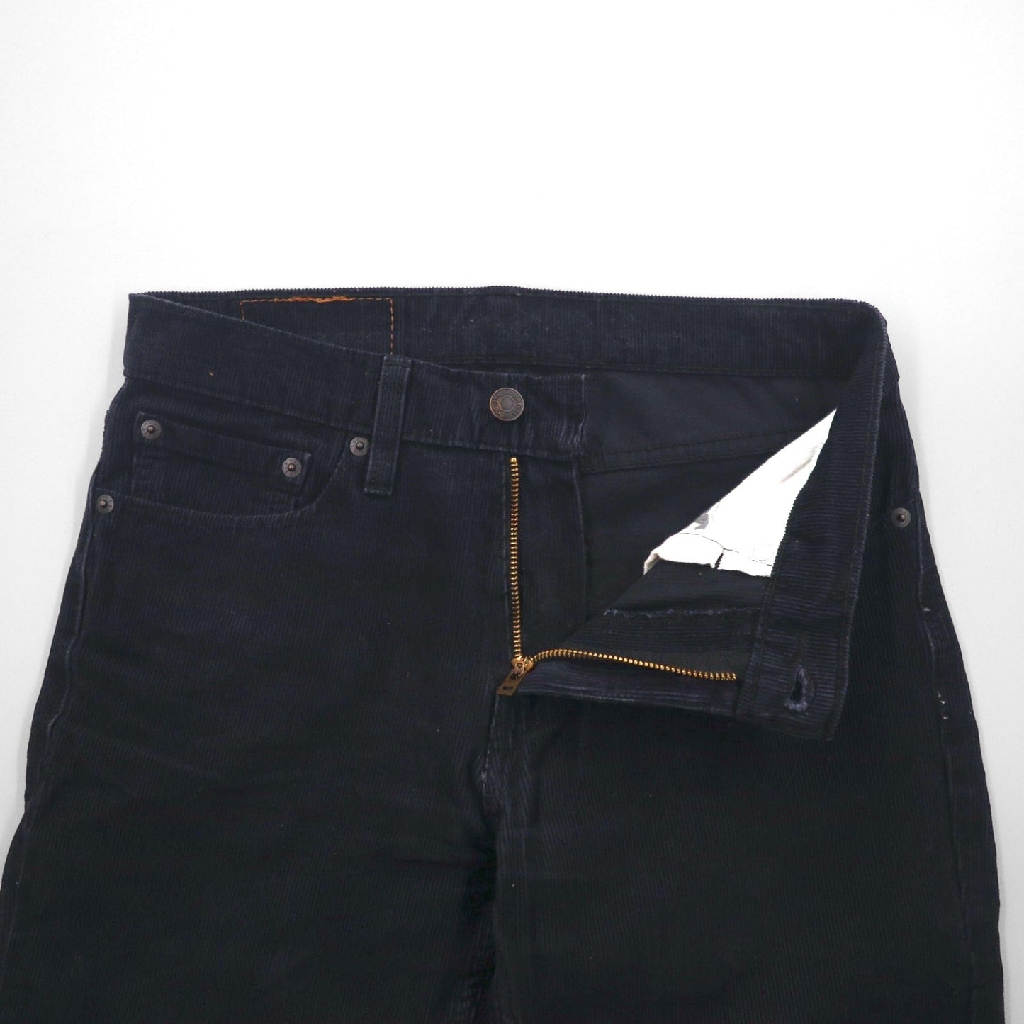 Levi's 511 ストレッチ コーデュロイ チノパンツ M ネイビー ストレート コットン 45113955
