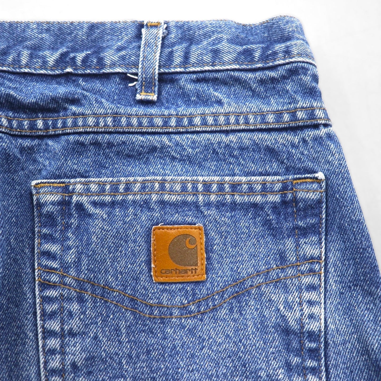 carhartt リラックスフィット テーパード デニムパンツ ジーンズ XL インディゴ B17 DST