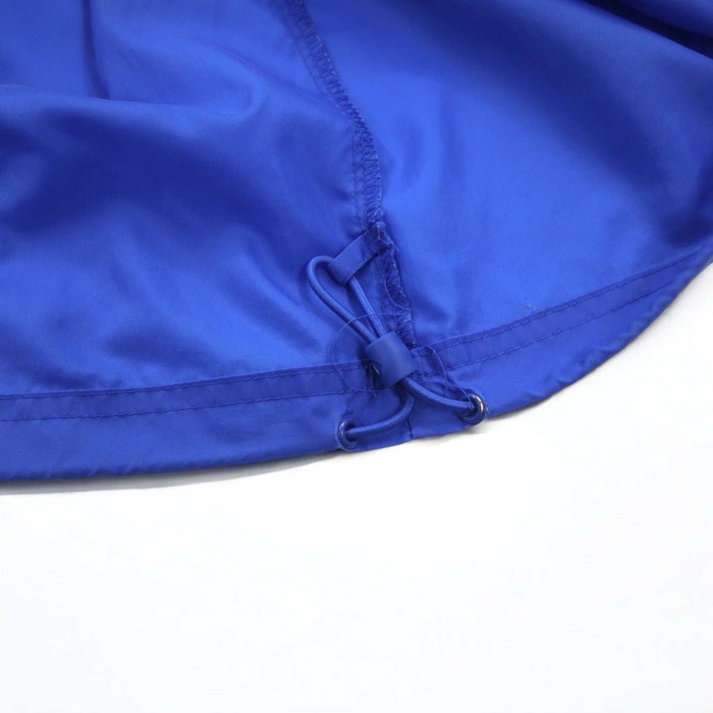 NIKE Piste Pullover Nylon Jacket, Size L, Blue with Swoosh Logo