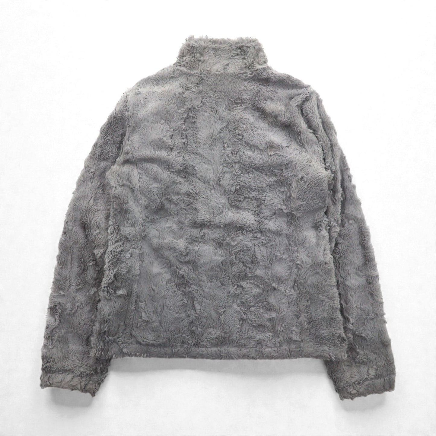 THE NORTH FACE リバーシブル 中綿 フリースジャケット XS グレー ポリエステル MOSSBUD SWIRL A7PY US規格