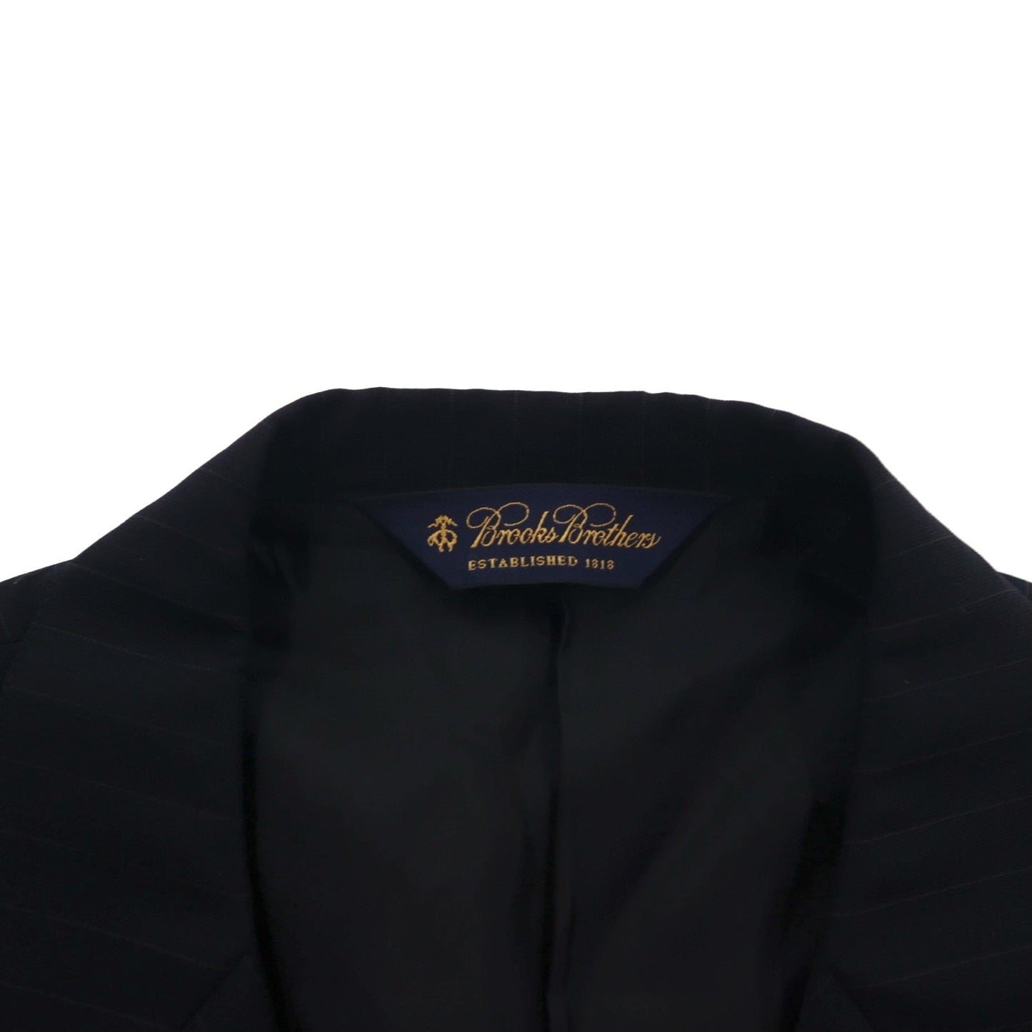 Brooks Brothers 3B セットアップ スーツ M ネイビー ウール ストライプ