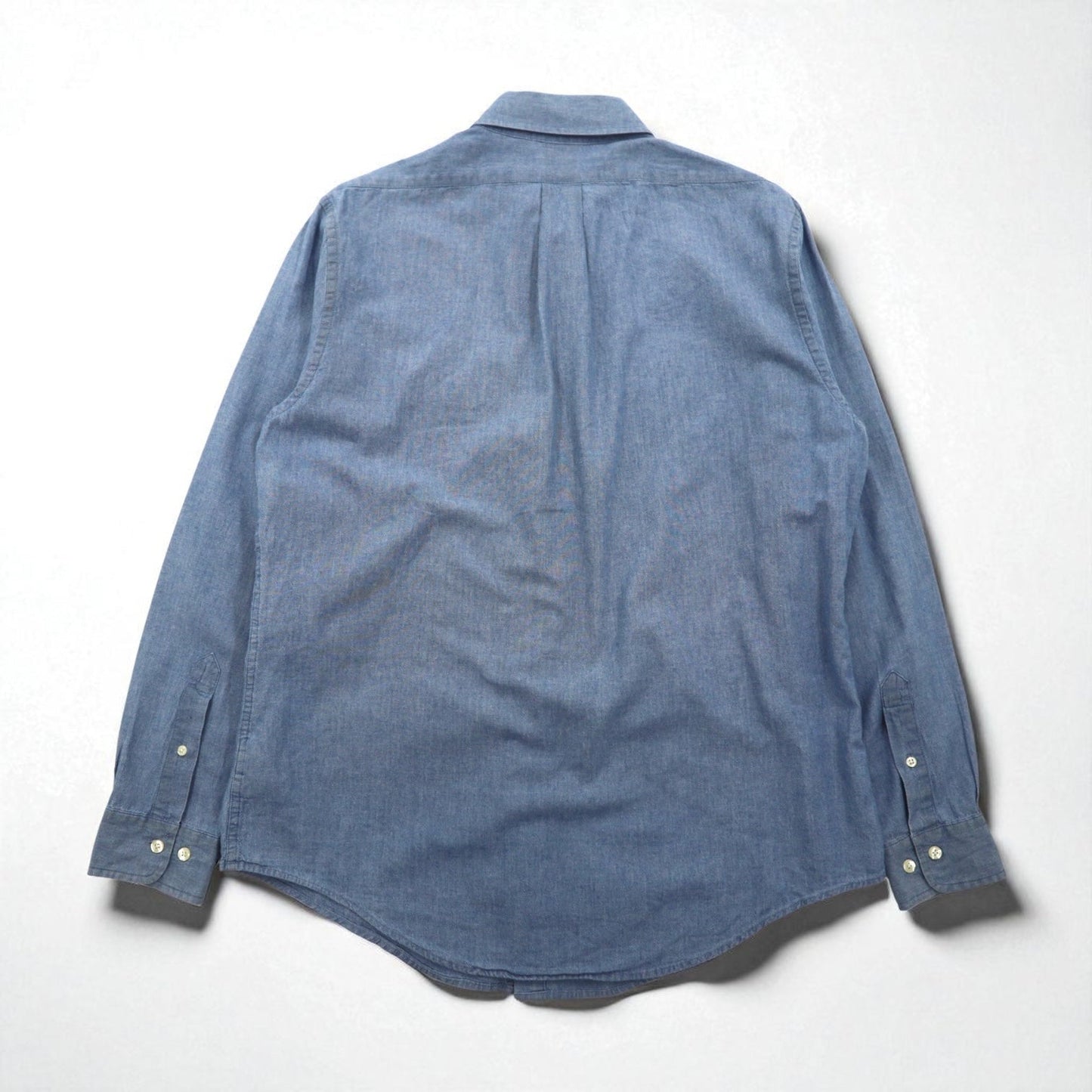 Brooks Brothers ボタンダウン シャンブレーシャツ L ブルー コットン REGENT