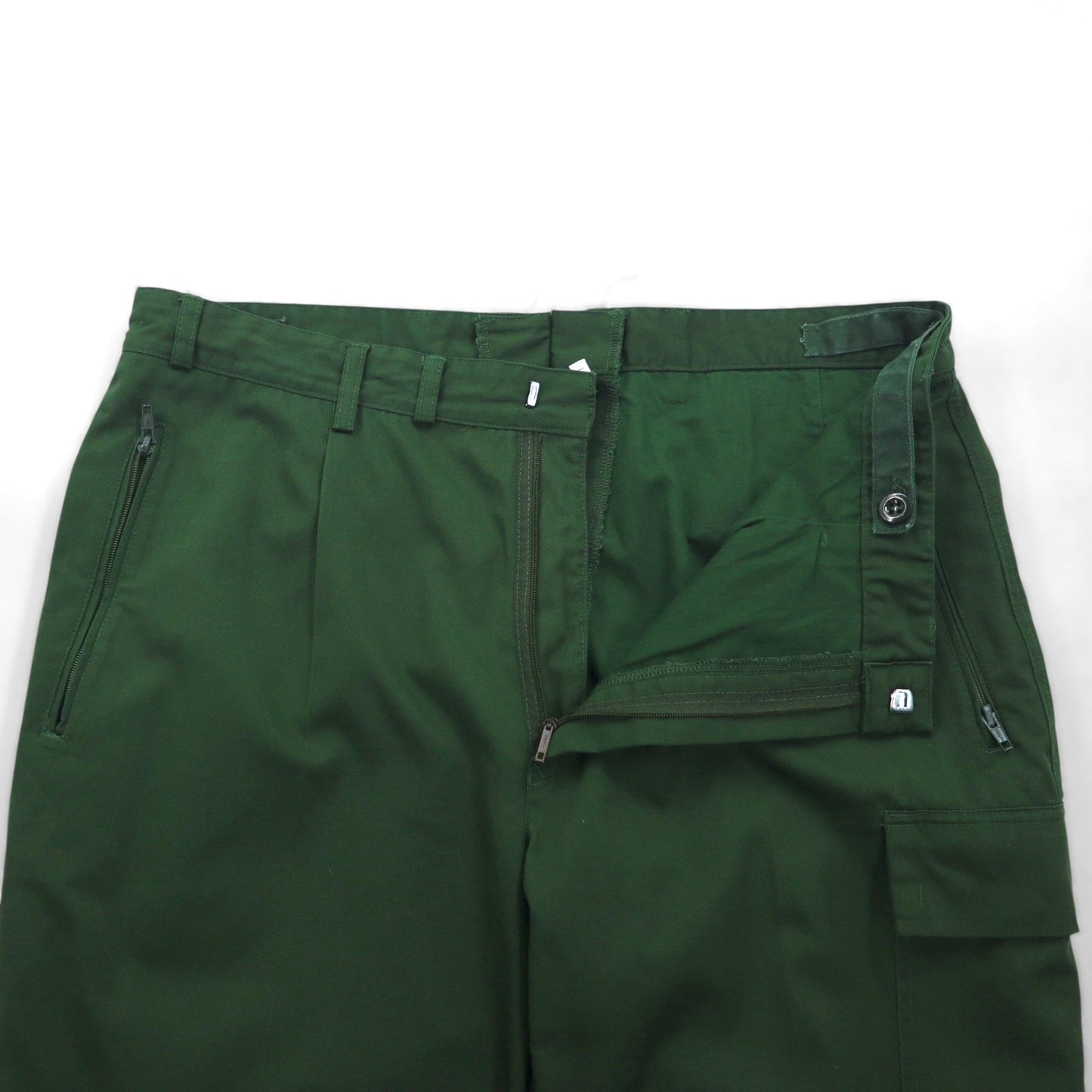90s Vintage German Army Field Trousers WISPO 90年代 ドイツ製 ミリタリー カーゴパンツ L カーキ 8415-12-305-9092 ドイツ軍