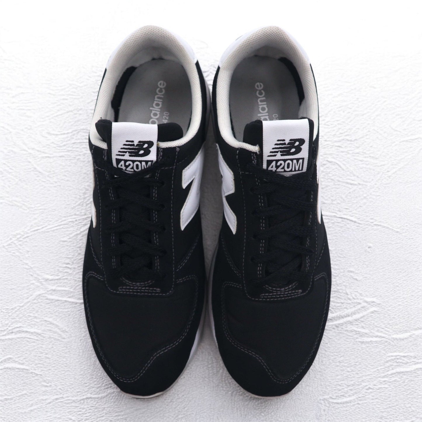 new balance 420M スエード スニーカー 27cm ブラック EVA ナイロン UL420MAB