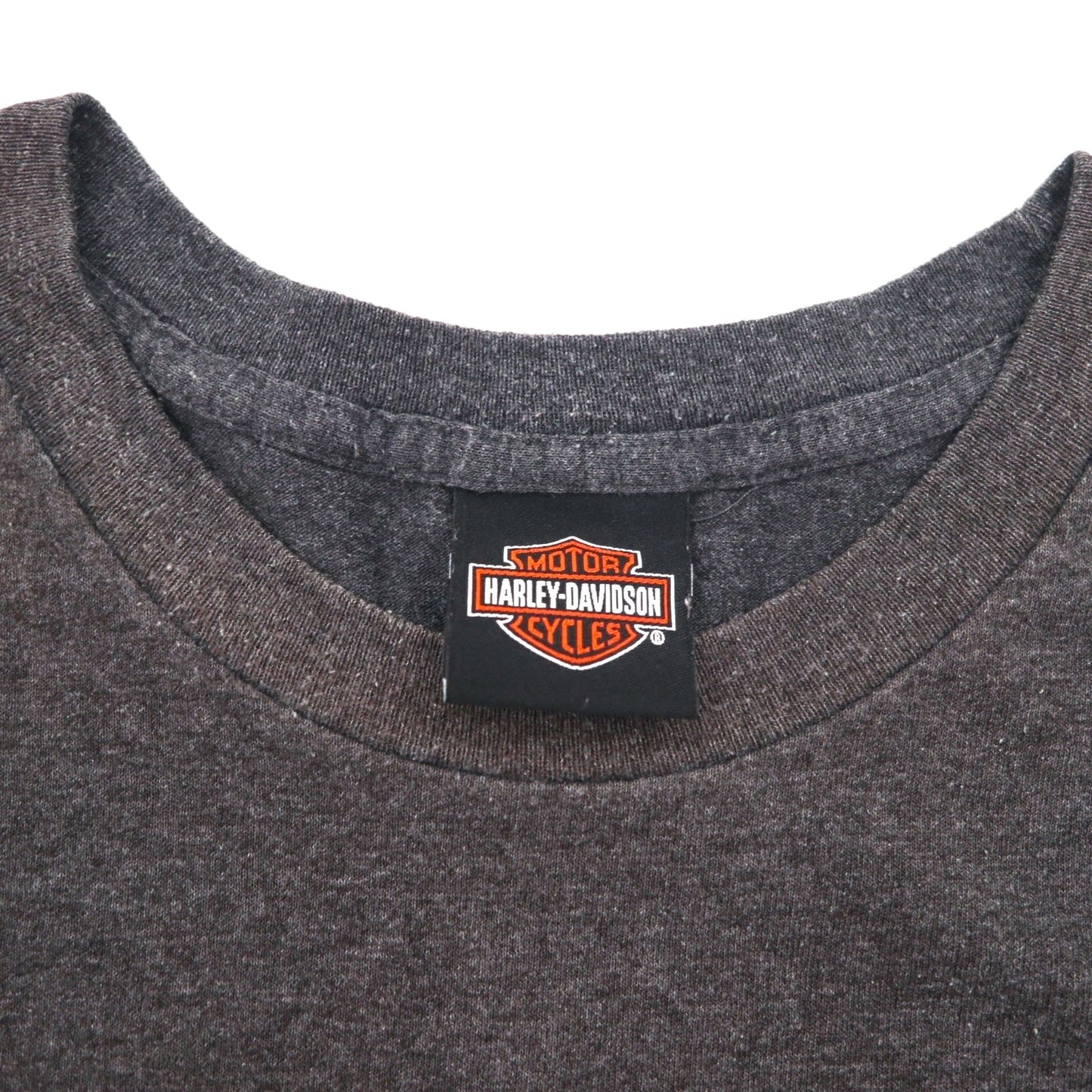 HARLEY DAVIDSON Double-Sided Print T-Shirt, Size 3XL, Gray, Silver Eagle, Made in Nicaragua