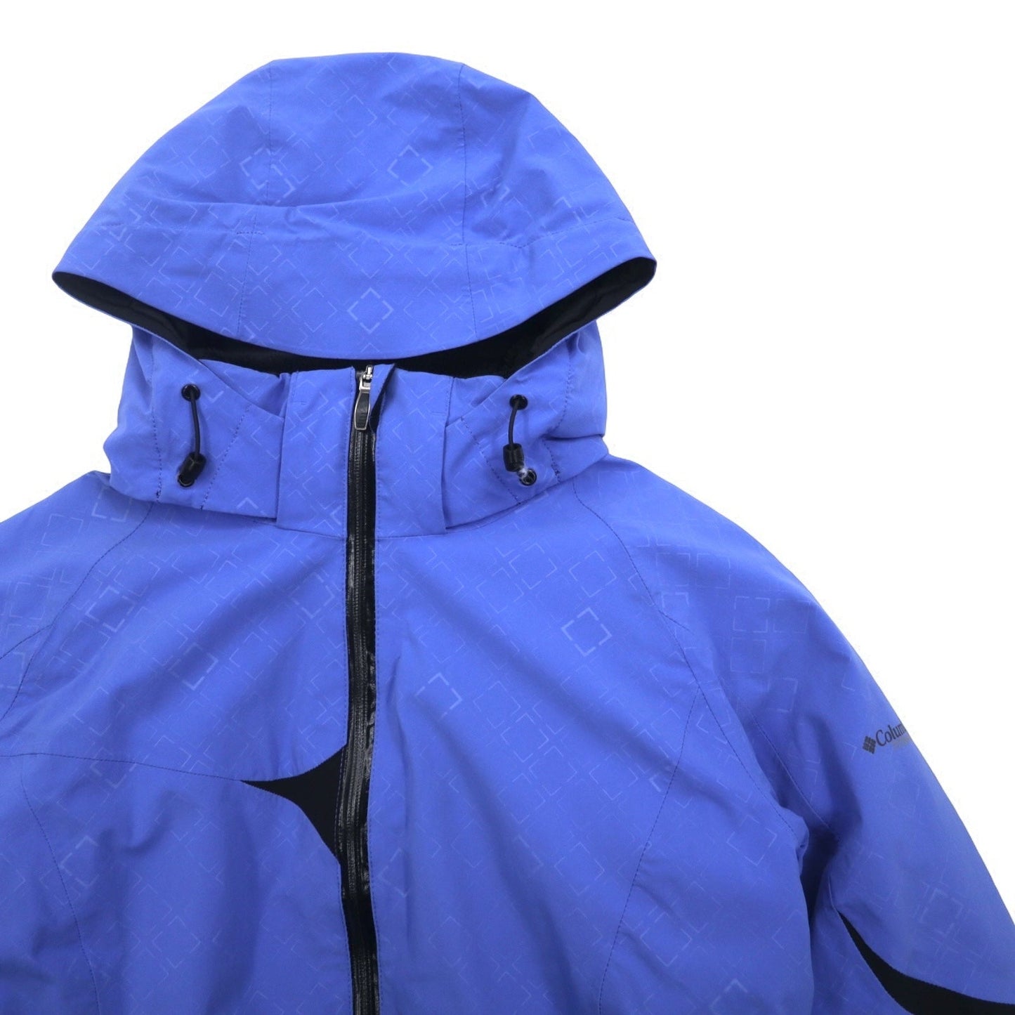 Columbia Titanium OMNI-HEAT OMNI-TECH Mountain Parka, XL, Blue, Nylon, Waterproof, Detachable Hood, Heli-Honey Jacket, SL4013