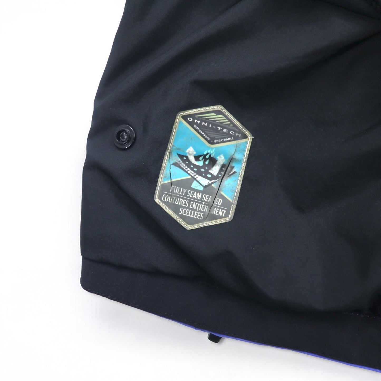 Columbia Titanium OMNI-HEAT OMNI-TECH Mountain Parka, XL, Blue, Nylon, Waterproof, Detachable Hood, Heli-Honey Jacket, SL4013