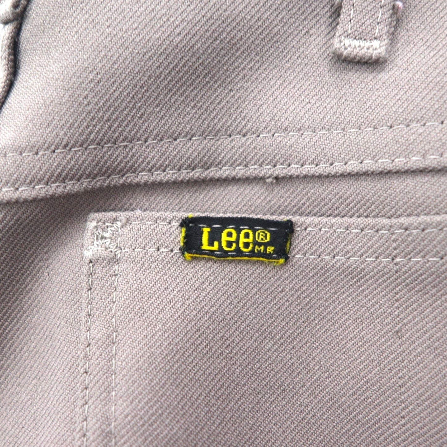 Lee 80年代 USA製 スタプレ STA-PREST ブーツカット フレア スラックスパンツ M ベージュ 202