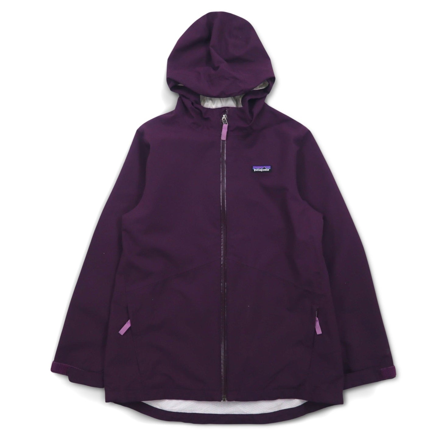 Patagonia Mountain Parka Rain Jacket, Large, Purple, H2No Waterproof Polyester