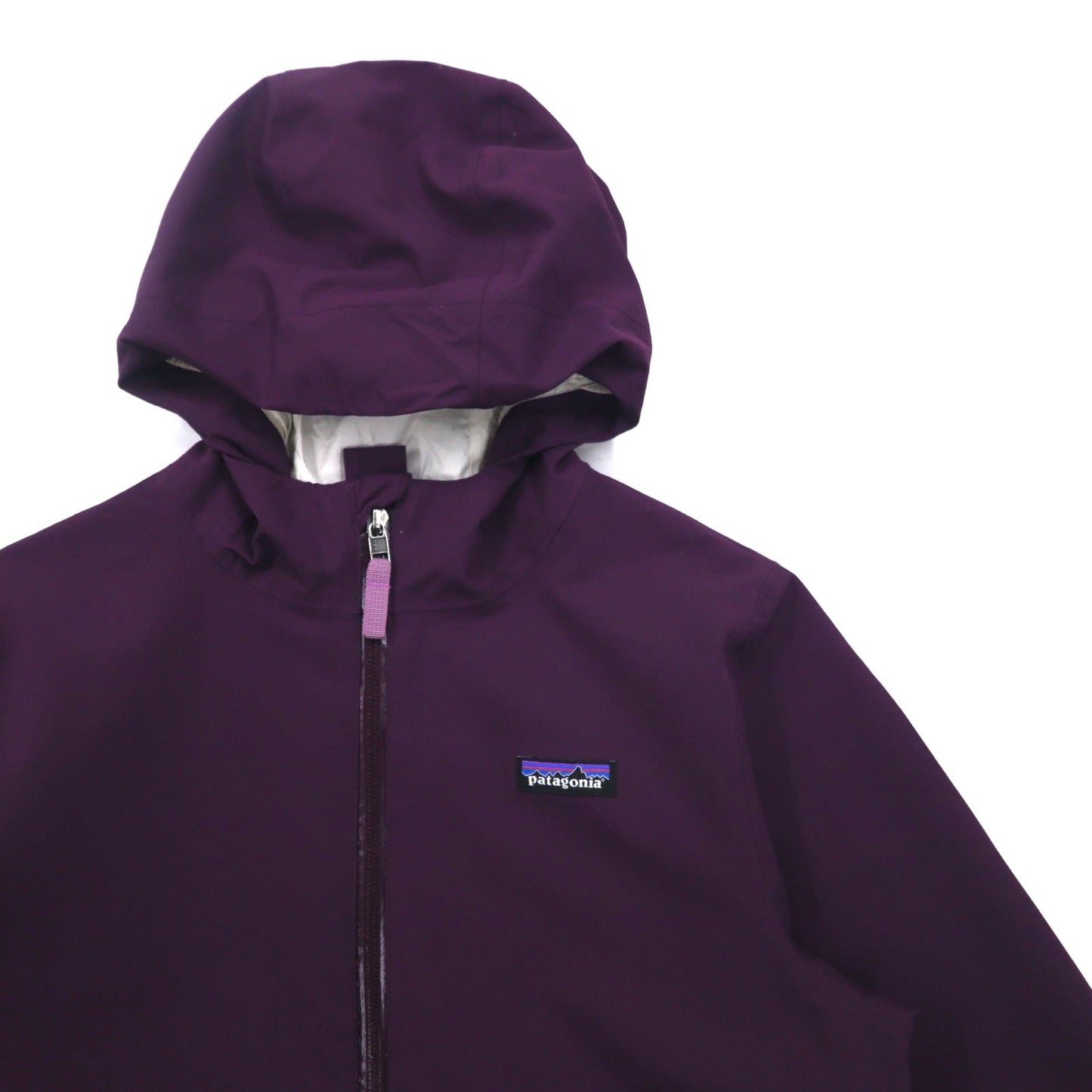 Patagonia Mountain Parka Rain Jacket, Large, Purple, H2No Waterproof Polyester