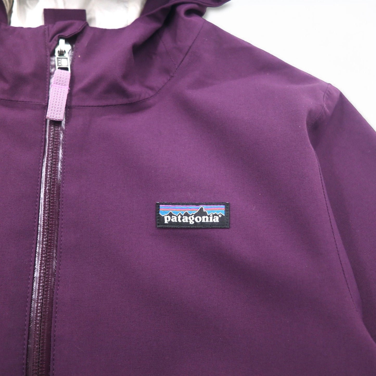 Patagonia Mountain Parka Rain Jacket, Large, Purple, H2No Waterproof Polyester