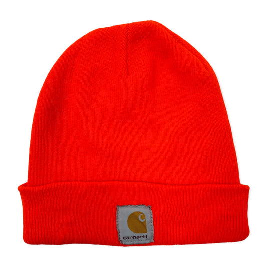 Carhartt Knit Beanie, Free Size, Orange, Acrylic