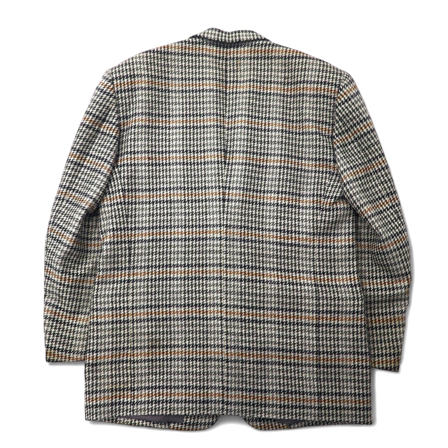 Christian Dior MONSIEUR Vintage 2B Tailored Jacket AB-6 175 Gray Glen Check Wool Made in Japan