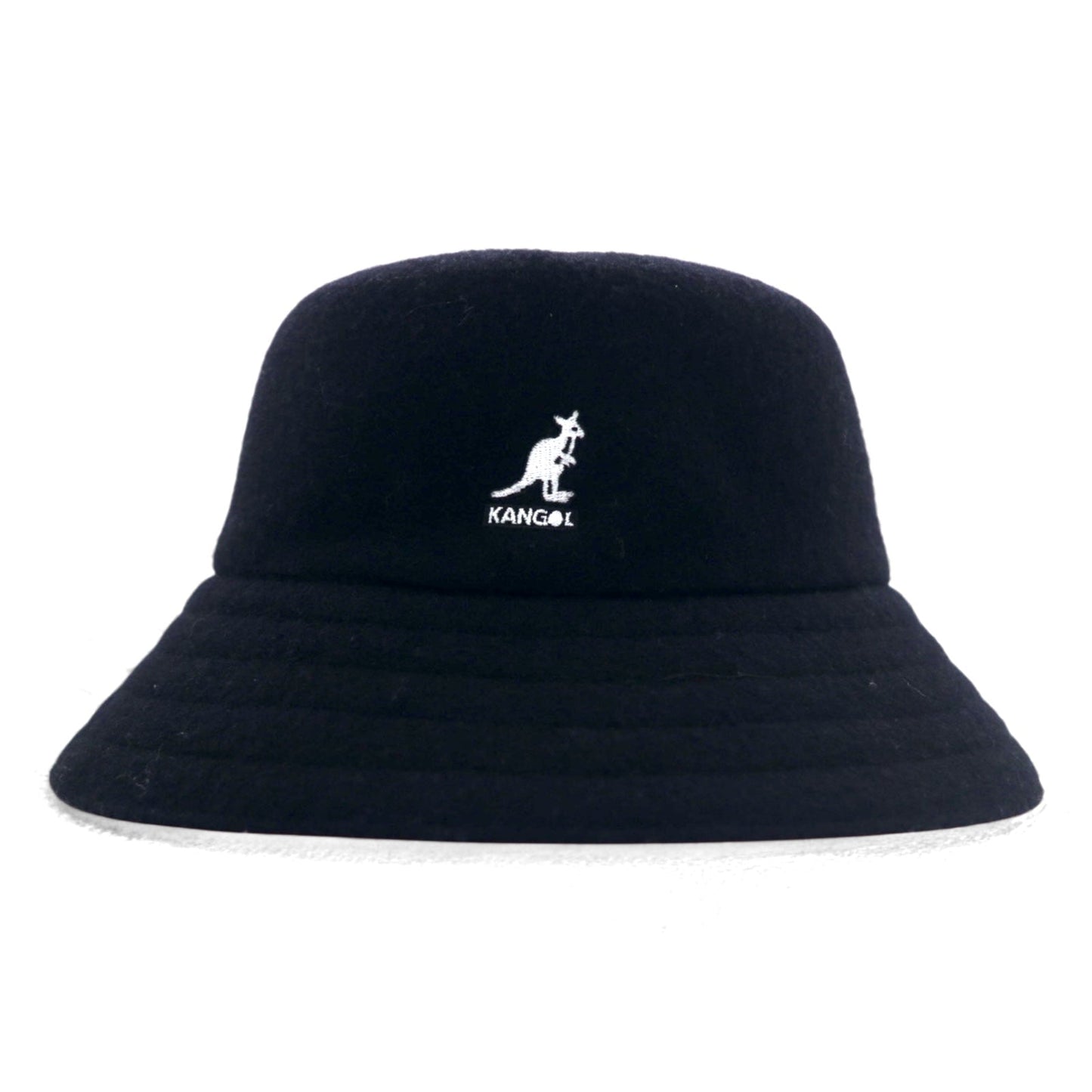 KANGOL Bucket Hat, Large, Black, Wool, Lahinch, K3191ST