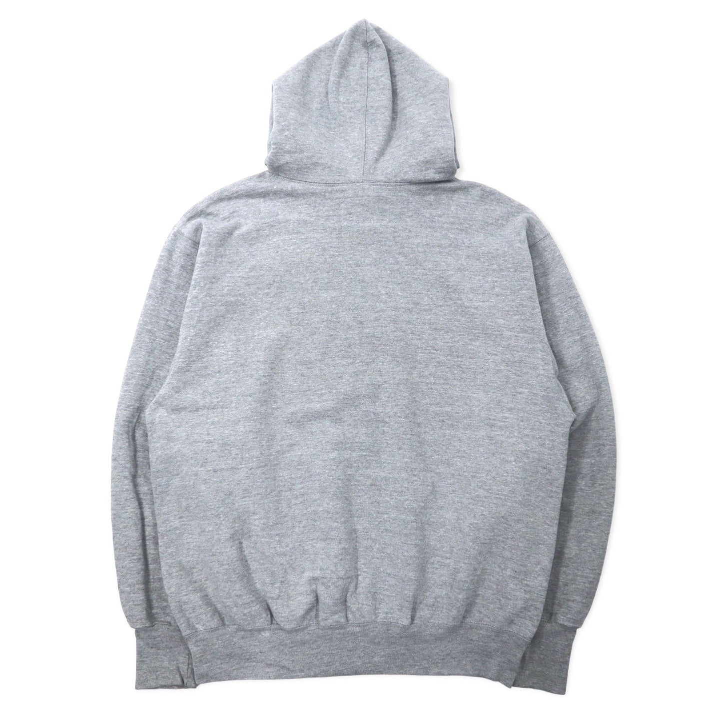 STEVE AND BARRY'S Heavyweight College Print Pullover Hoodie, Large, Gray, Cotton, Paki Cotton, Notre Dame, Oversized