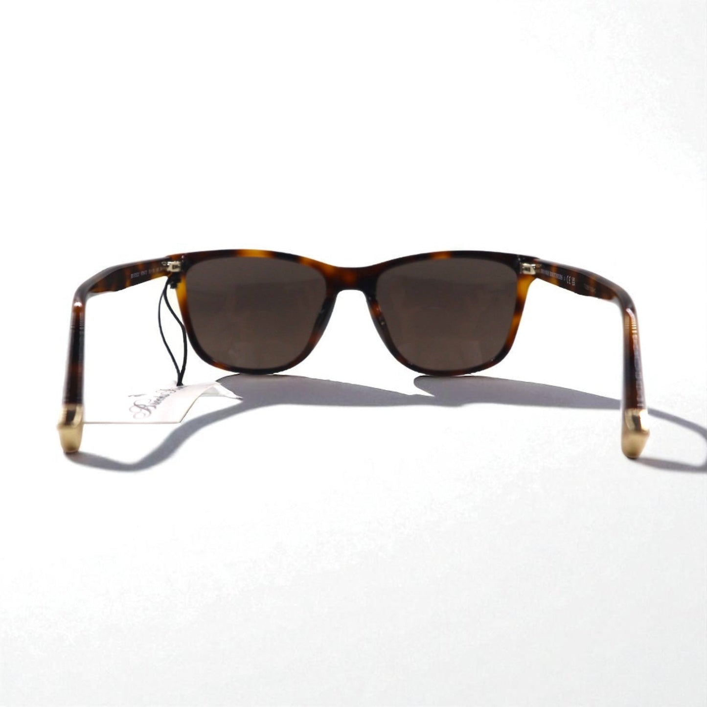 Brooks Brothers ウェリントン サングラス ブラウン ベッコウ スクエア BB5052U 606473 56-18 145 3N 未使用品