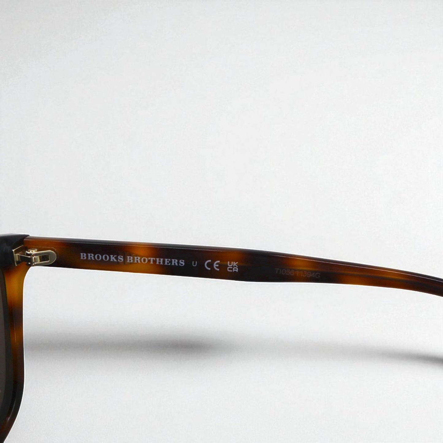 Brooks Brothers ウェリントン サングラス ブラウン ベッコウ スクエア BB5052U 606473 56-18 145 3N 未使用品