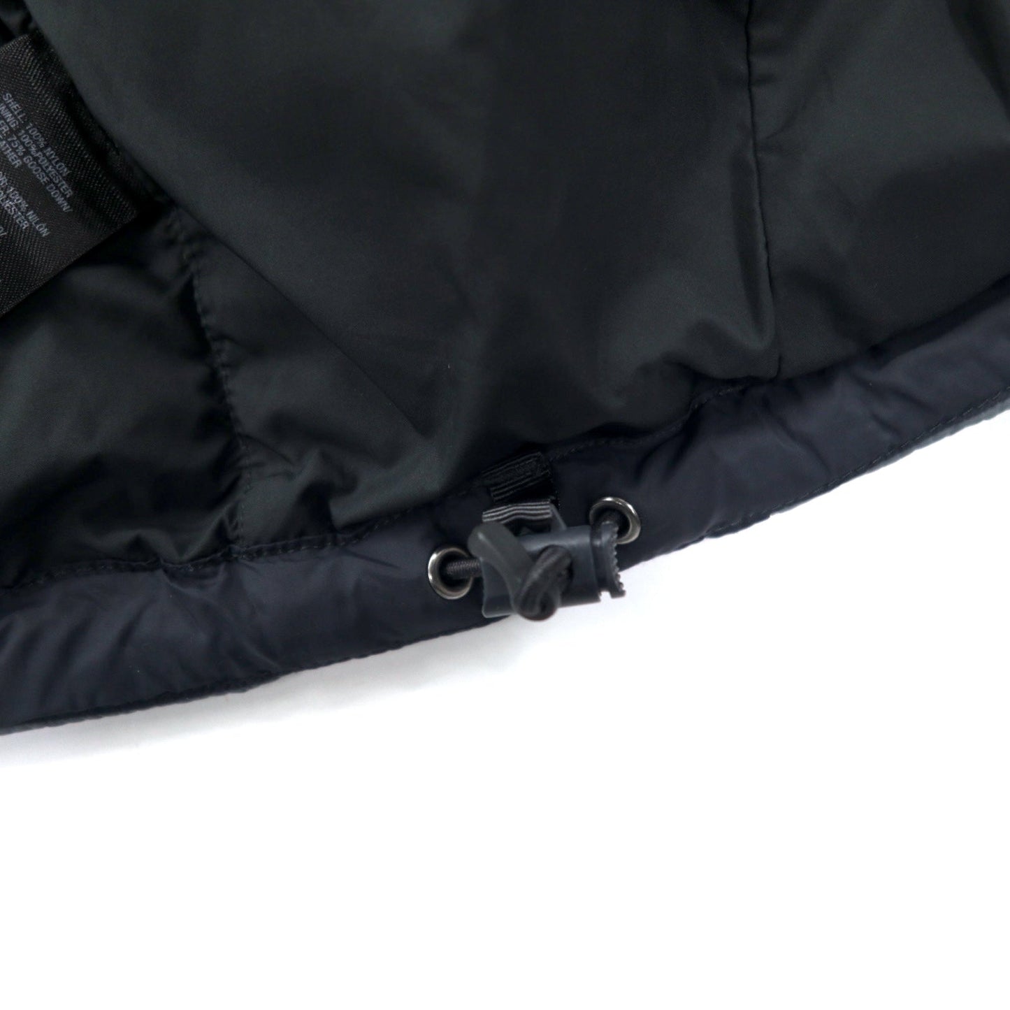 THE NORTH FACE Nuptse Down Jacket, 550 Fill Power, Large, Gray, Nylon, with Embroidered Logo