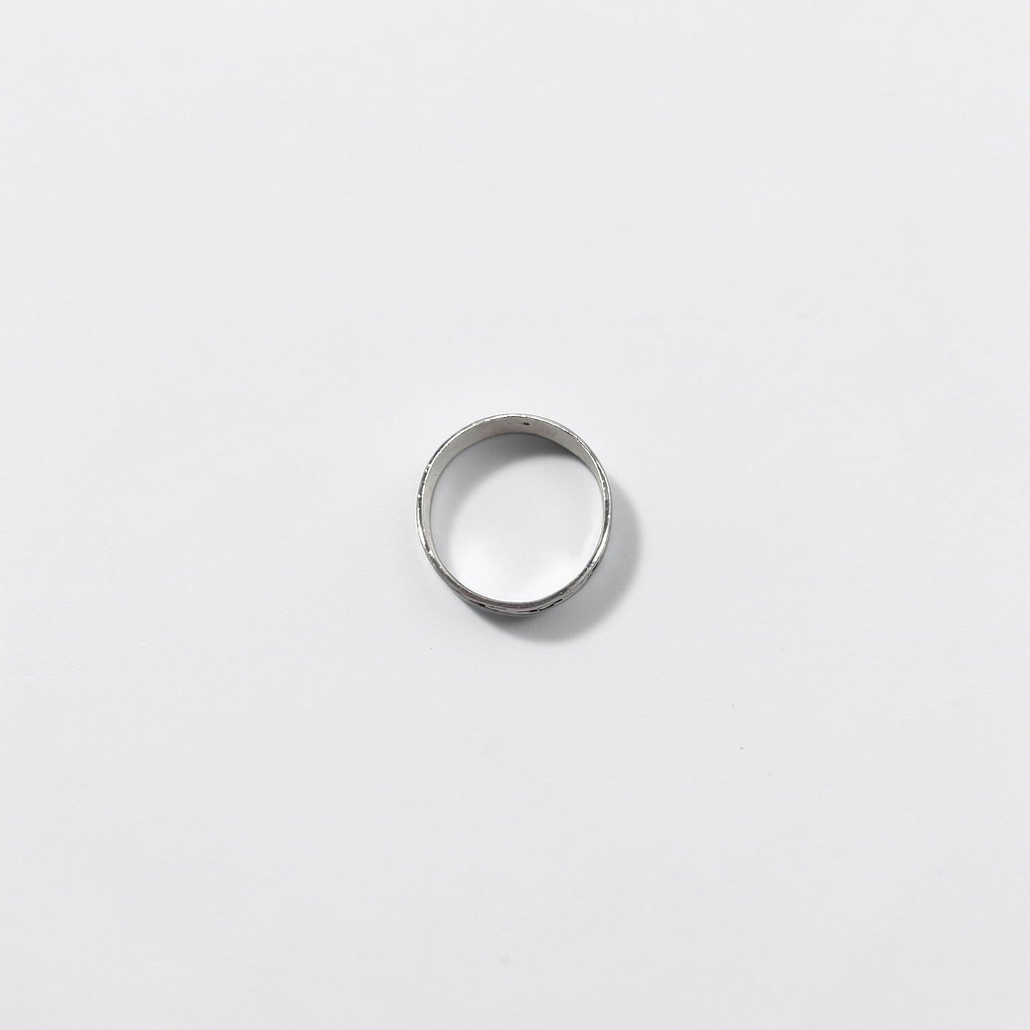 Vintage Silver 925 Ring インディアンジュエリー チマヨ柄 リング 指輪 19号 シルバー 925 ネイティブ