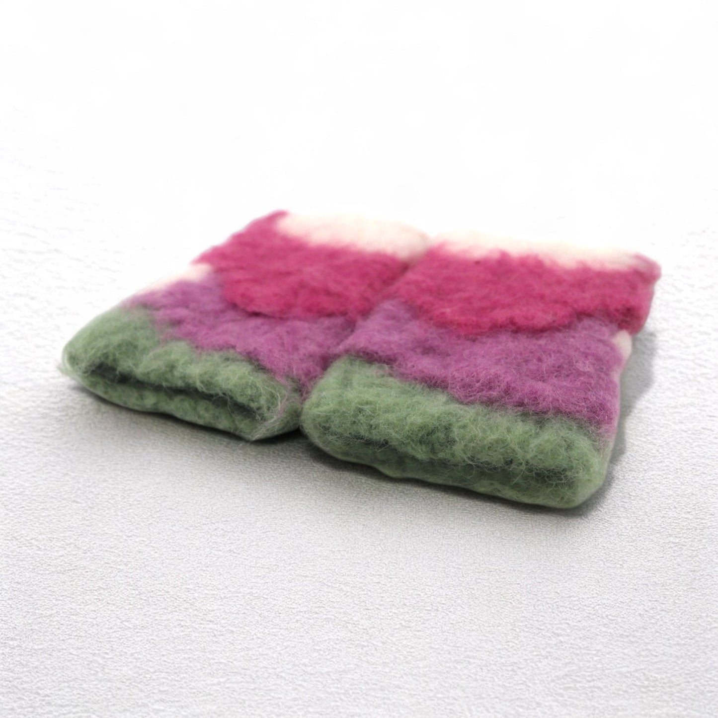 BLACKMEANS Mohair Arm Warmers Pink b945-78TKN28-1