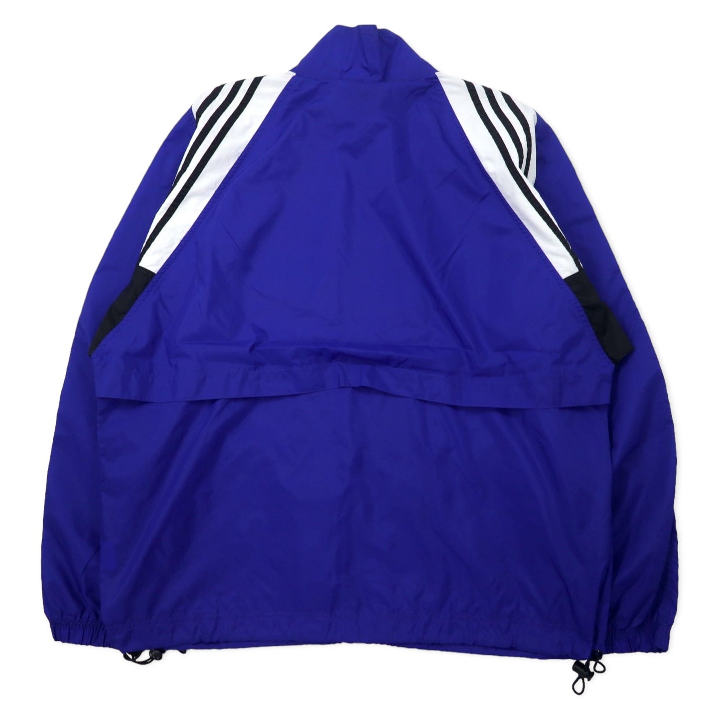 adidas 90s Nylon Jacket, Large, Blue, 3-Stripes, Flag Tag, Oversized