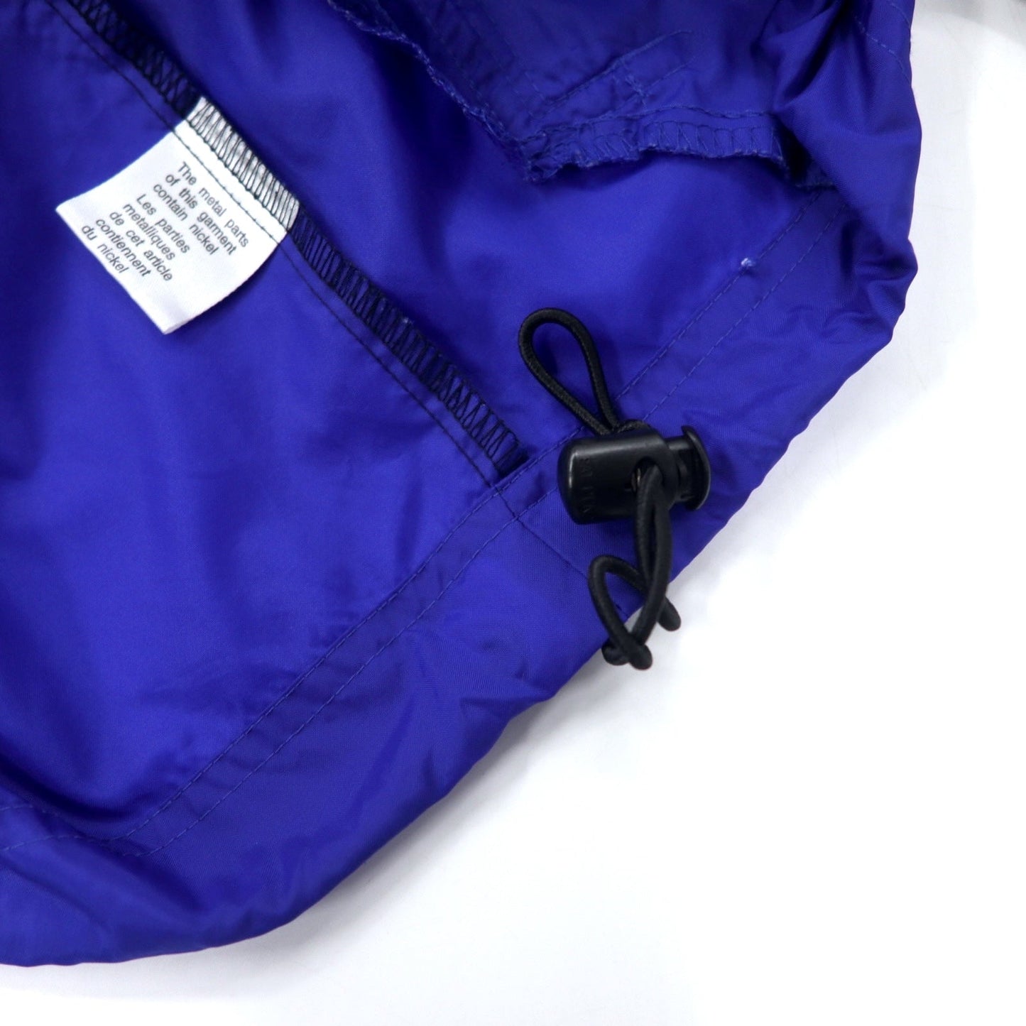 adidas 90s Nylon Jacket, Large, Blue, 3-Stripes, Flag Tag, Oversized