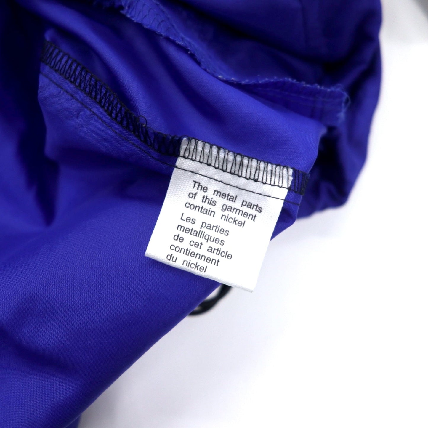 adidas 90s Nylon Jacket, Large, Blue, 3-Stripes, Flag Tag, Oversized