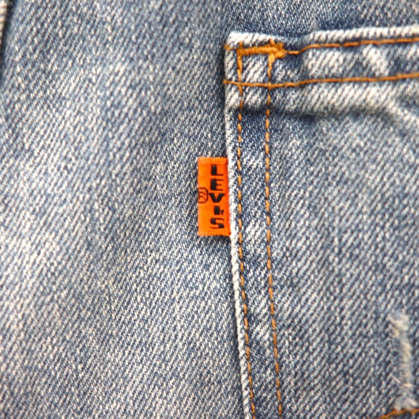 LEVI'S VINTAGE CLOTHING ( LVC ) 606 1960年代モデル STEER デニムパンツ L インディゴ ビッグE オレンジタブ リペア加工 30605-0063