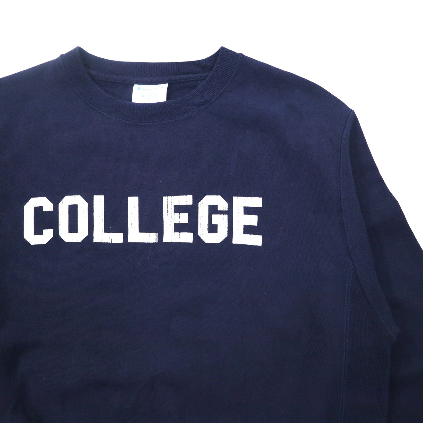 Champion Reverse Weave Sweatshirt, Size XL, Navy, College Print, Blue Single Tag, Reprint, Made in El Salvador