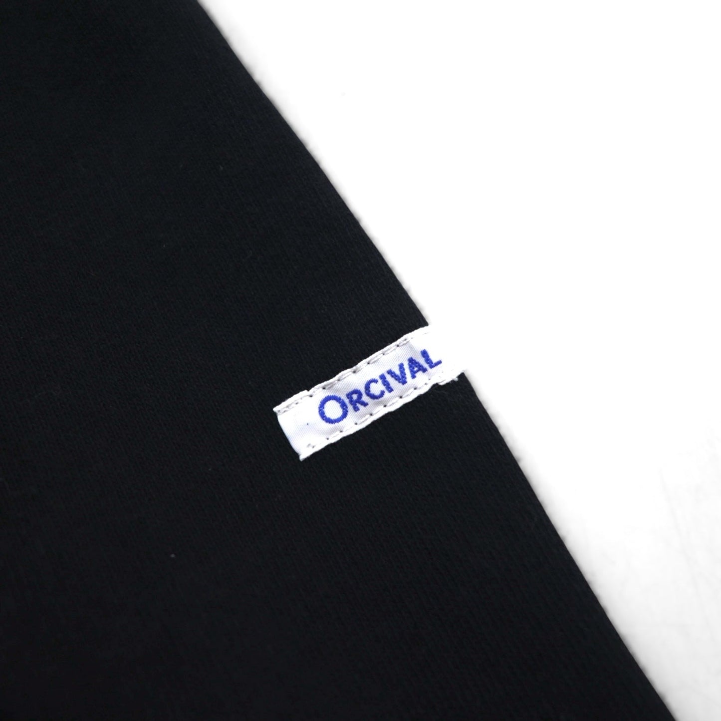 ORCIVAL フランス製 バスクシャツ ボートネック ロンT M ブラック コットン H19 954047