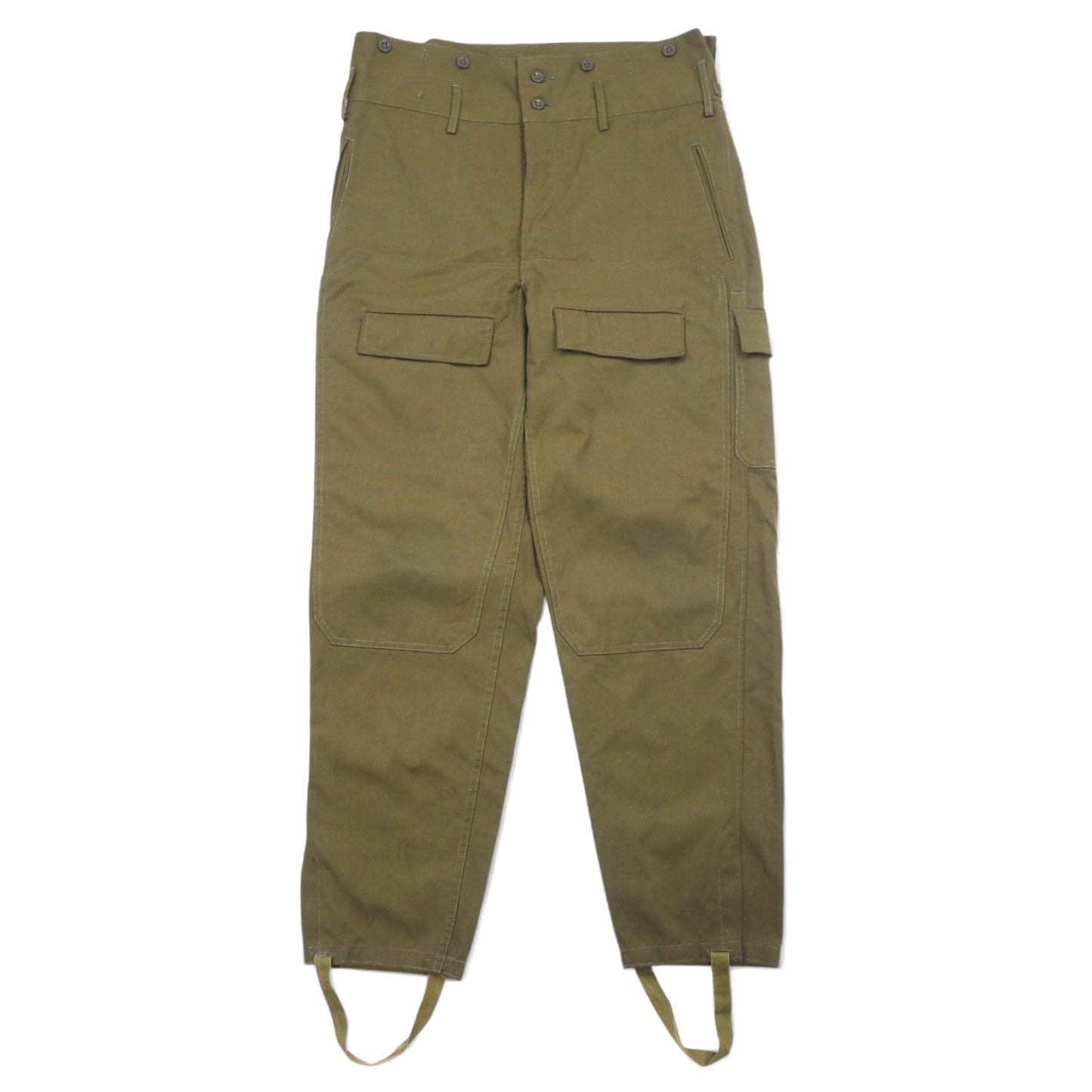 Czech Army M-85 Military Double Knee Cargo Pants, XL, Khaki, Cotton