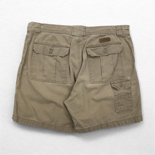 Cabela's 90s Bush Shorts, XL, Khaki Cotton, Pocket