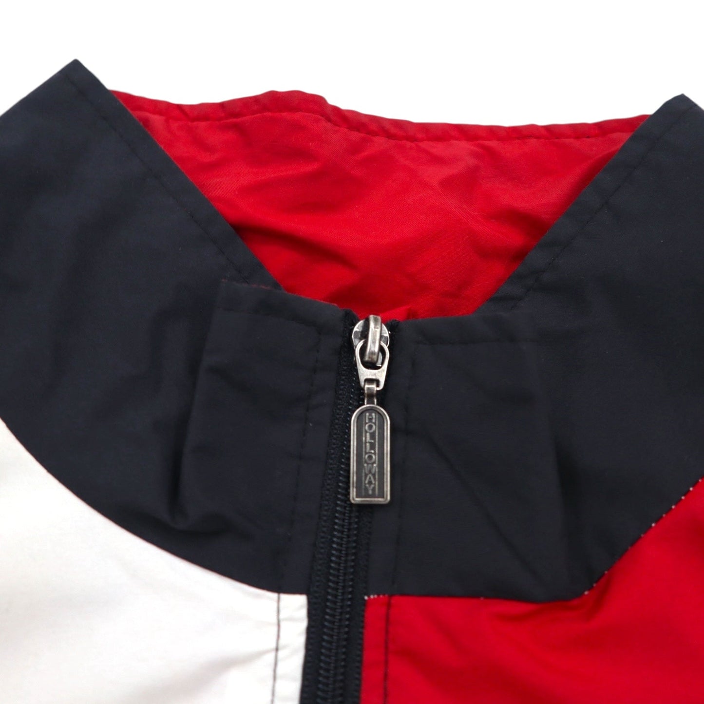 90s Vintage Windbreaker Holloway 90年代 ナイロンジャケット ジャージ XL クレイジーパターン カラーブロック Queen City Rockers