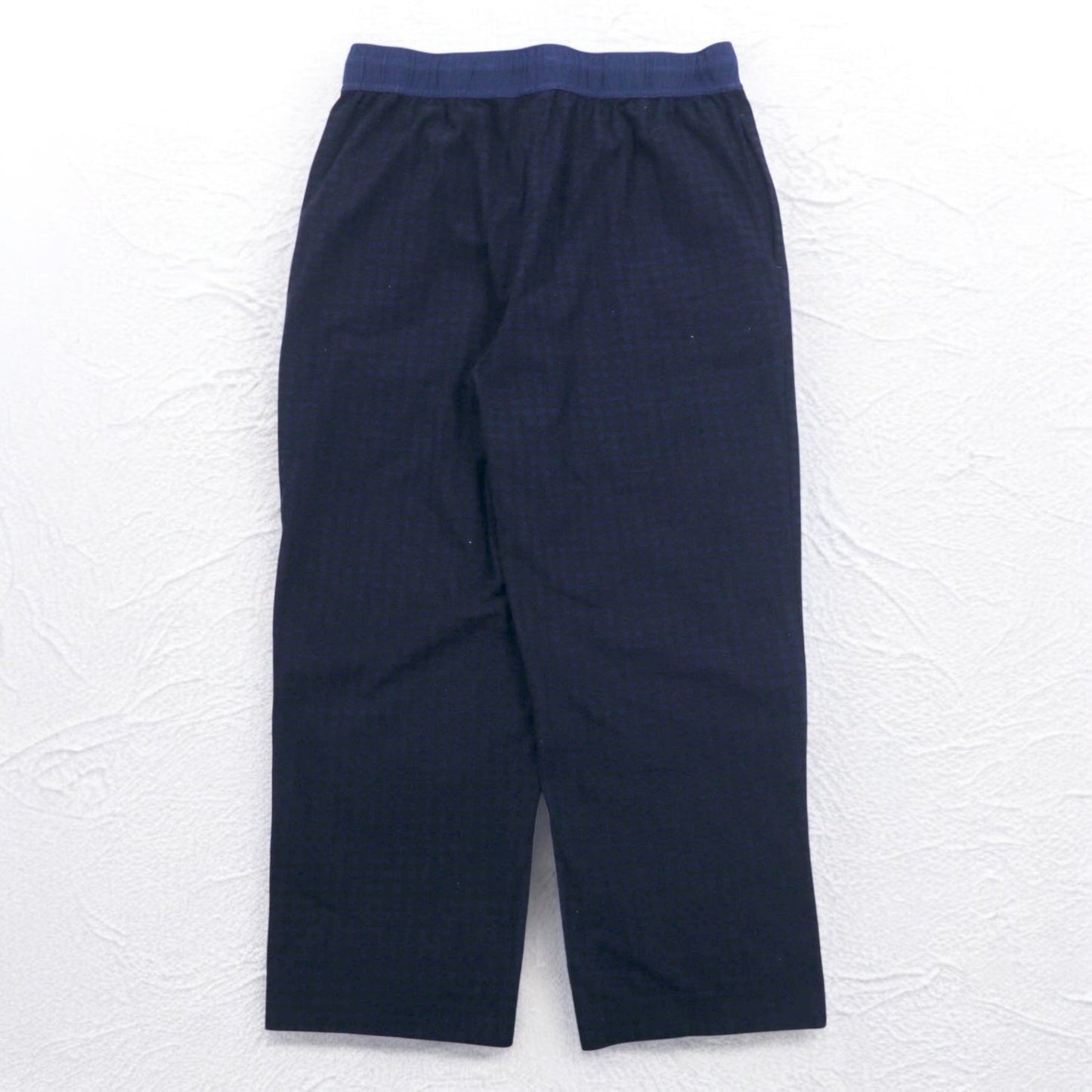 NAUTICA Pajama Pants, Easy Pants, Size M, Navy Check, Polyester