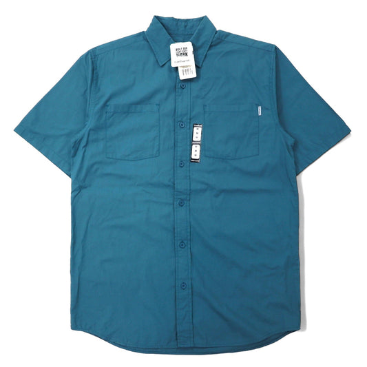Carhartt WIP Short Sleeve Lightweight Woven Shirt, Size M, Green, Cotton, S268, Unused