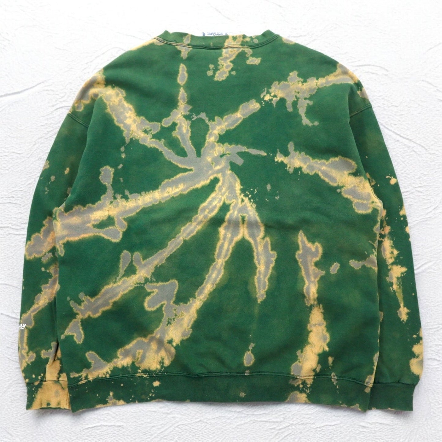 Lee 90s Pathway Skateboards Sweatshirt, XL, Green Tie-Dye, Premium Cotton, Made in Mexico