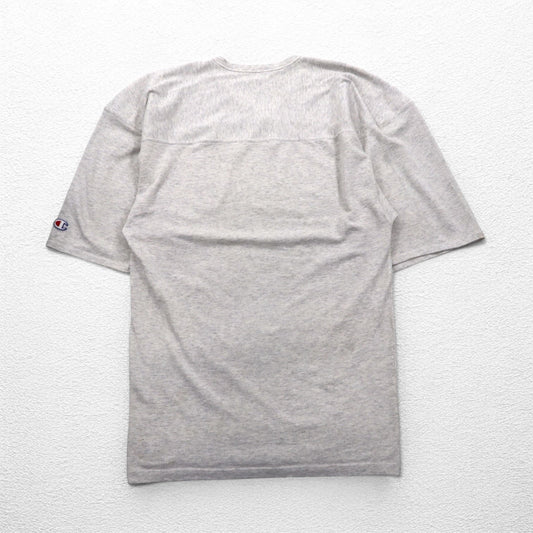 Champion 90年代 USA製 オーバーサイズ 半袖 スウェット Tシャツ L グレー NCAA NORTHWESTERN フットボール