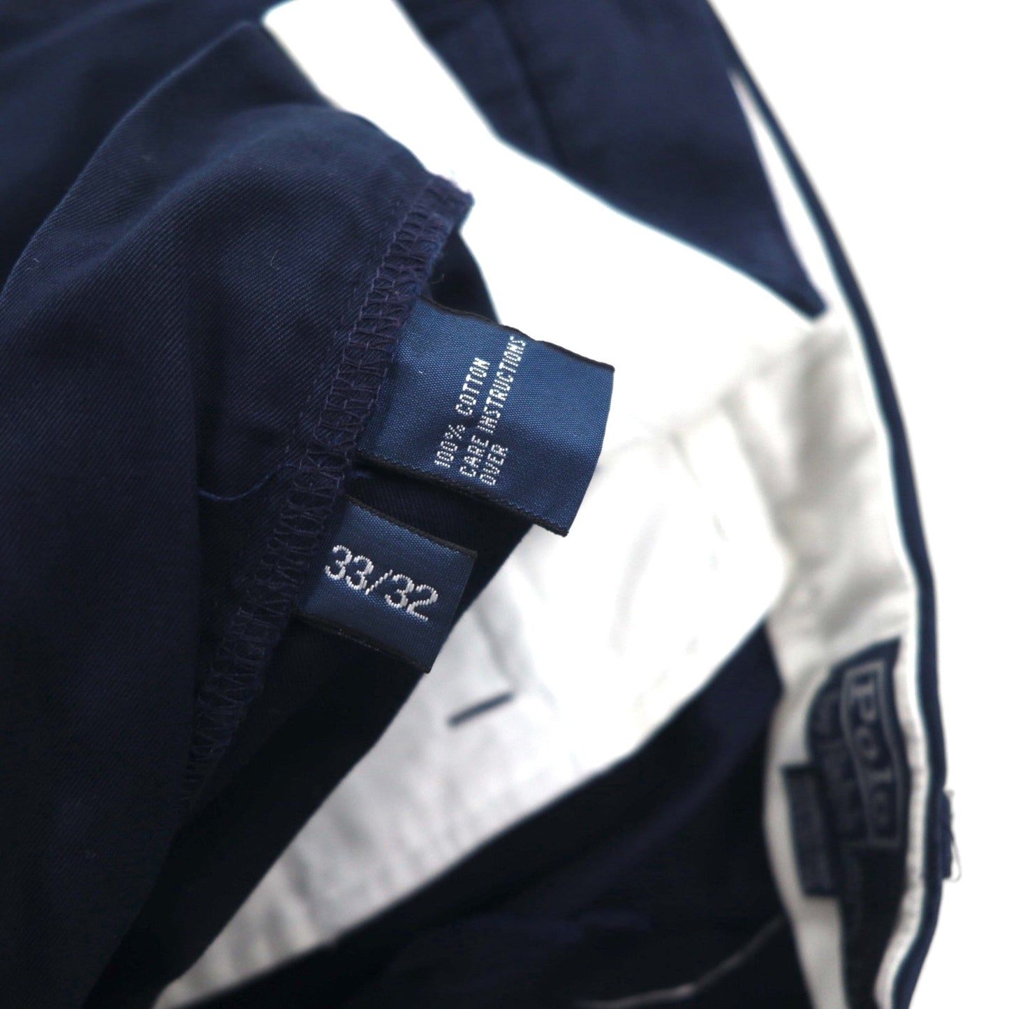Polo Ralph Lauren 90年代 ポロチノ テーパード チノパンツ L ネイビー PROSPECT PANT