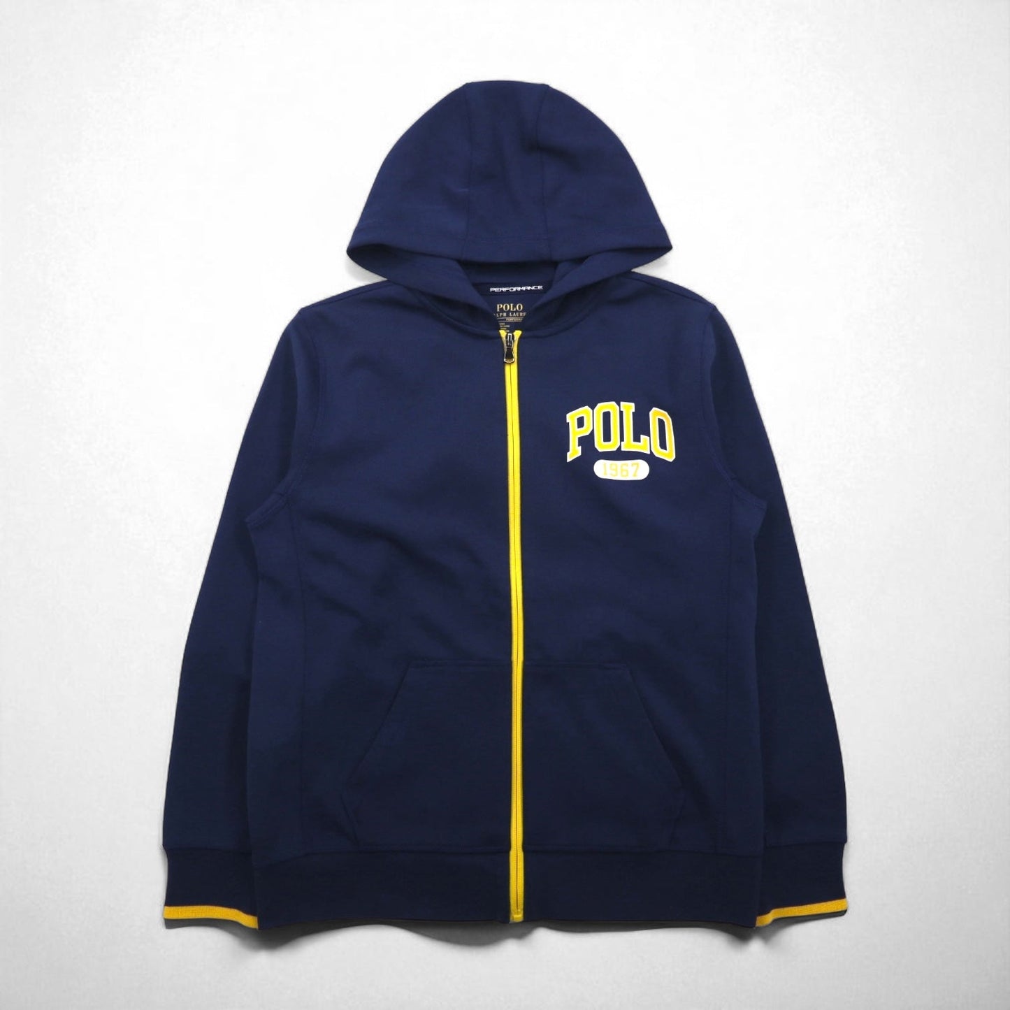 Polo Ralph Lauren パフォーマンス ストレッチ フルジップパーカー L ネイビー ポリエステル