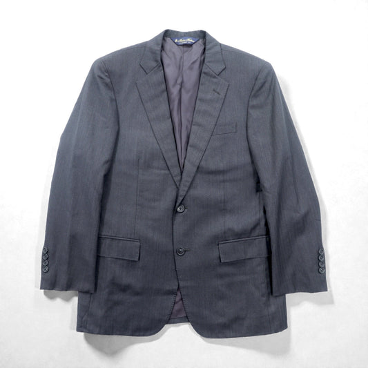 Brooks Brothers 2B テーラードジャケット ブレザー M グレー CANONICO ウール