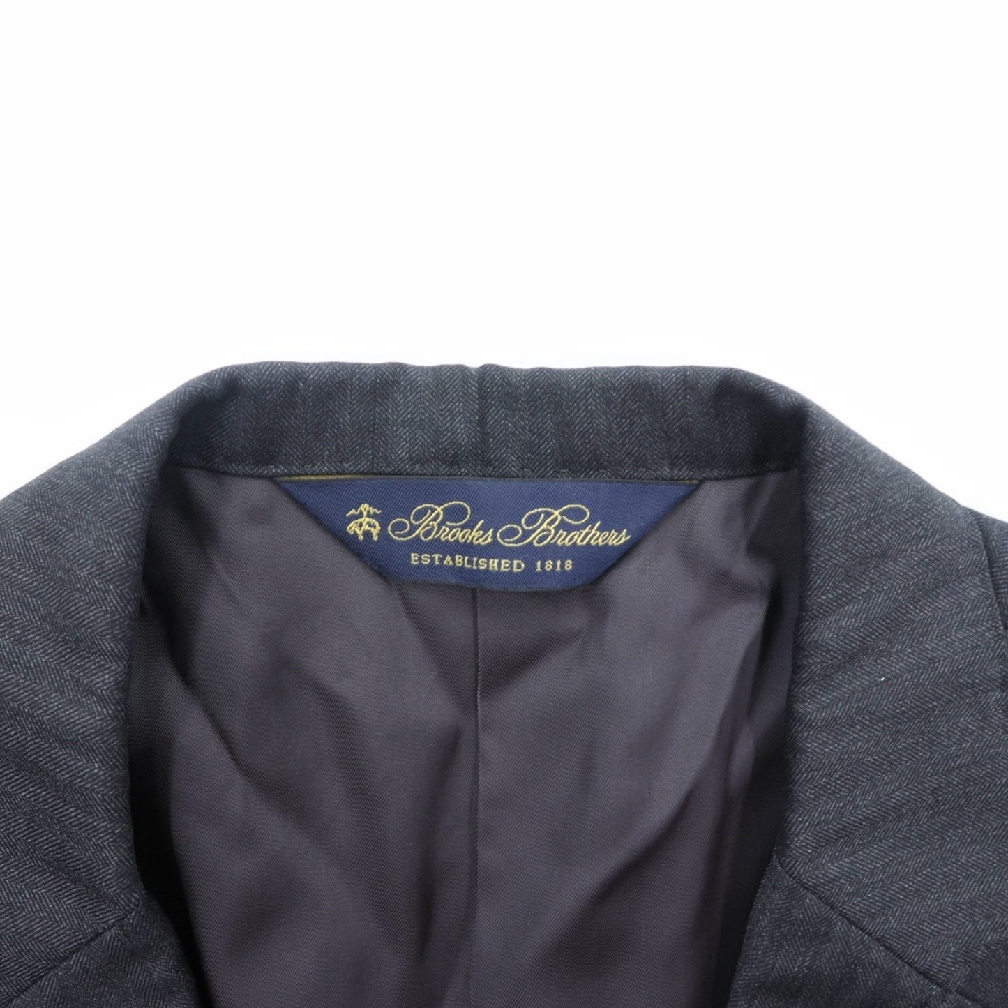 Brooks Brothers 2B テーラードジャケット ブレザー M グレー CANONICO ウール