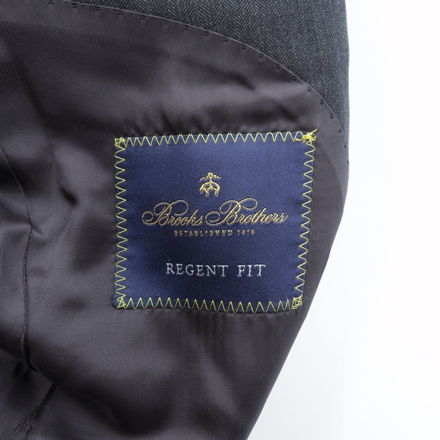 Brooks Brothers 2B テーラードジャケット ブレザー M グレー CANONICO ウール